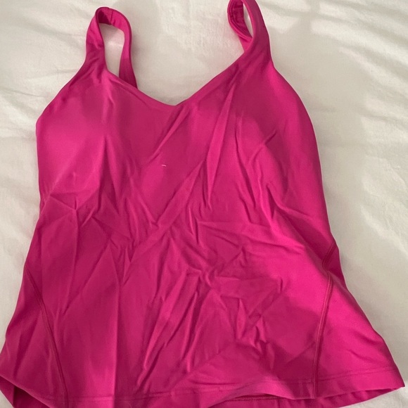 Sonic pink align tank waist length - Picture 1 of 3